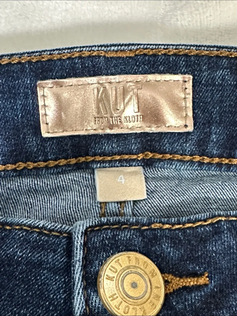 Kut from the Kloth Dark Blue Catherine Boyfriend Jeans